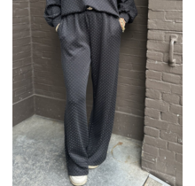 Broek Life Isn't Perfect Zwart Glitter