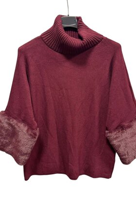 Trui Babs bordeaux
