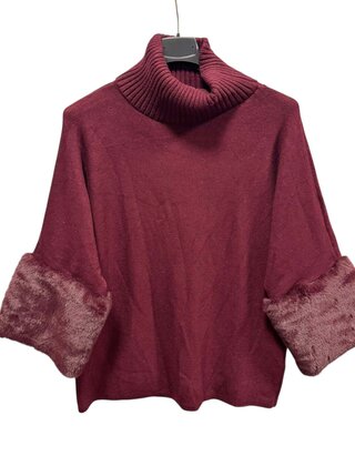 Trui Babs bordeaux