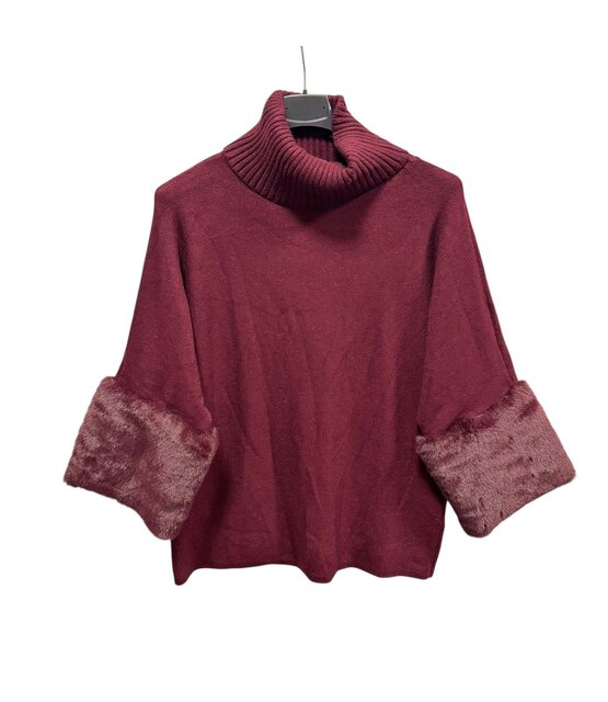 Trui Babs bordeaux