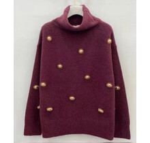 Trui Sunshine Bordeaux