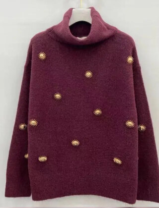 Trui Sunshine Bordeaux