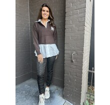 Trui /blouse New York bruin