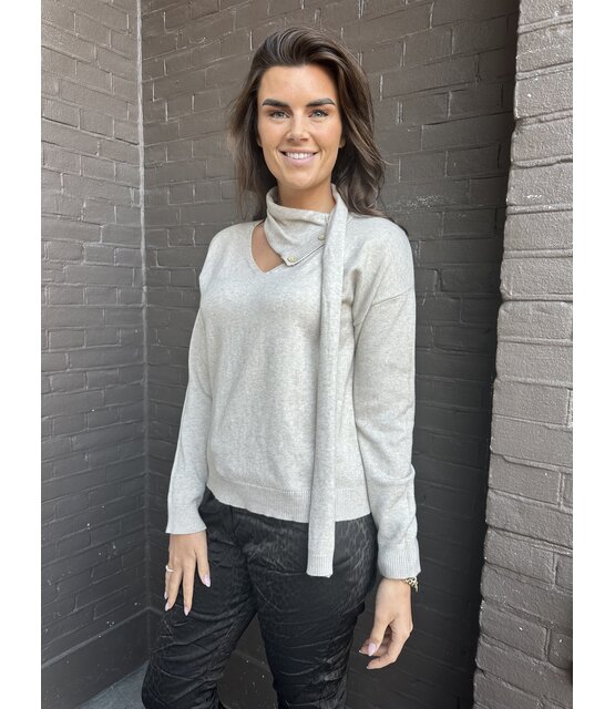 Trui Sjaal Beige