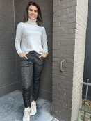 Broek Sacha print bruin