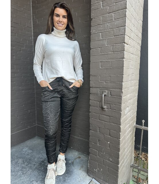 Broek Sacha print bruin