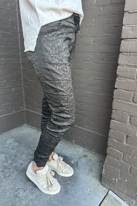 Broek Sacha print bruin