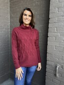 Trui Saskia Bordeaux