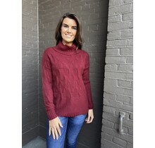 Trui Saskia Bordeaux