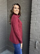 Trui Saskia Bordeaux