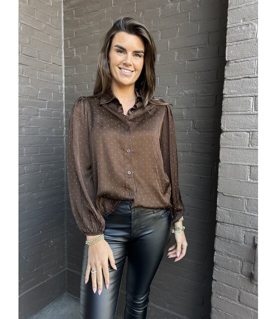 Blouse Lorena Bruin