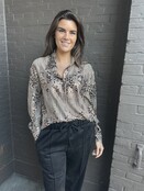 Blouse Paillet Taupe