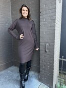 Jurk Col Bianca bruin