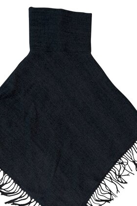 Poncho Mila  Zwart