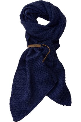 Sjaal Bo donkerblauw