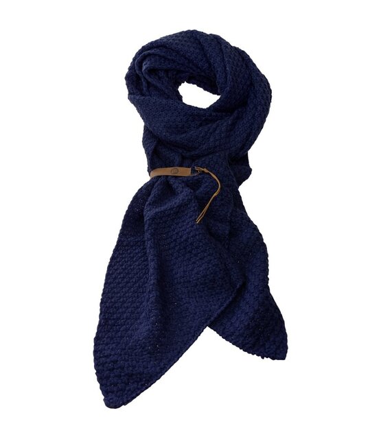 Sjaal Bo donkerblauw