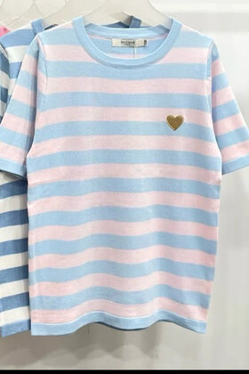 Top Vanessa Blauw/Roze