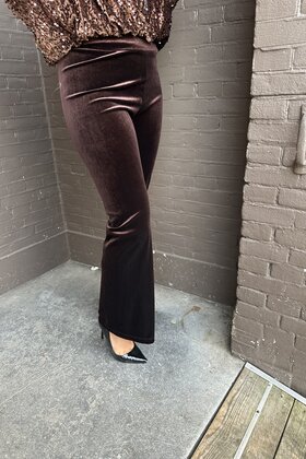 Broek Velvet Bruin