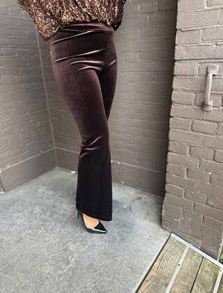 Broek Velvet Bruin