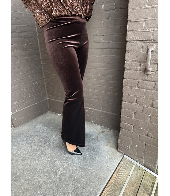 Broek Velvet Bruin
