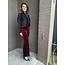 Broek Velvet Bordeaux