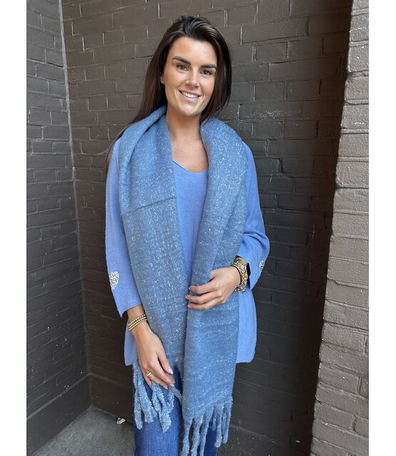 Sjaal Babbet Blauw