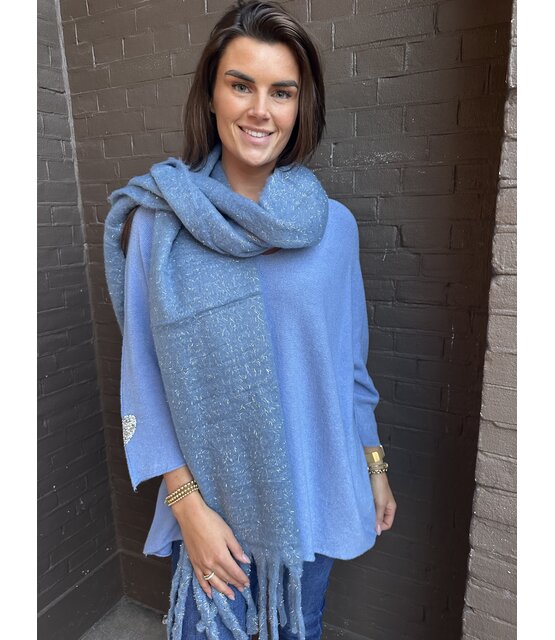 Sjaal Babbet Blauw