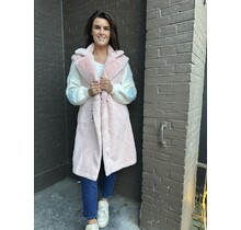 Bodywarmer Fluffy Roze