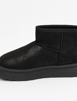 Boots winter zwart/metalic