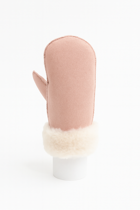 Handschoen Faux Fur Roze