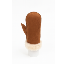 Handschoen Faux Fur Camel
