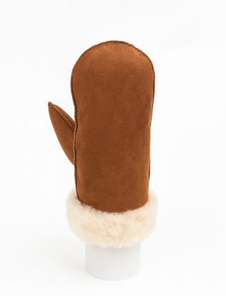 Handschoen Faux Fur Camel