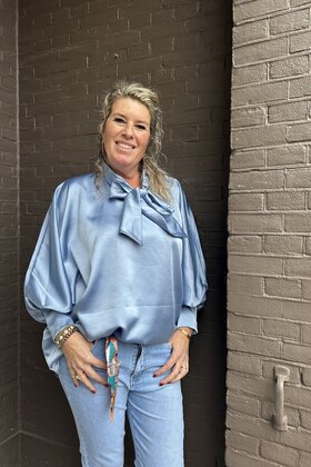 Blouse Leonie Blauw