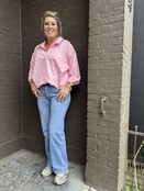 Jeans Florance Wide Leg Blauw