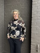 Top Chique Zwart/Goud