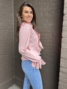 Blouse Ruffle Roze