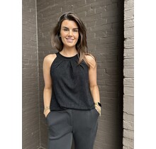 Top halter zwart