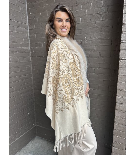 Sjaal Diva Beige