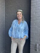 Blouse Nikita Blauw