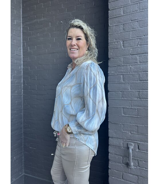 Blouse Estelle Blauw