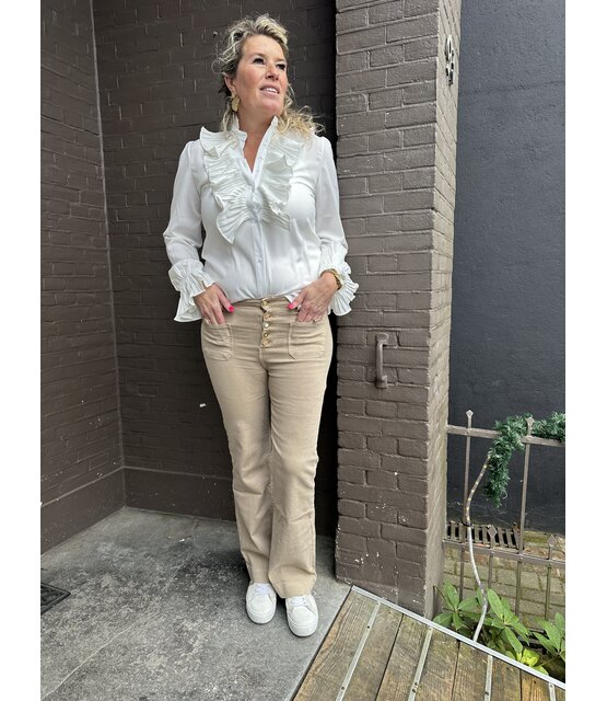 Blouse Ruffle Wit