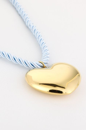 Ketting Hart blauw