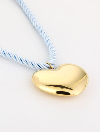 Ketting Hart blauw