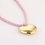 Ketting Hart roze