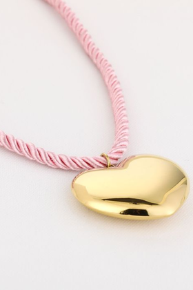 Ketting Hart roze