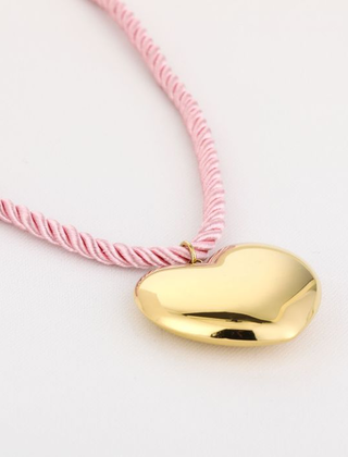 Ketting Hart roze