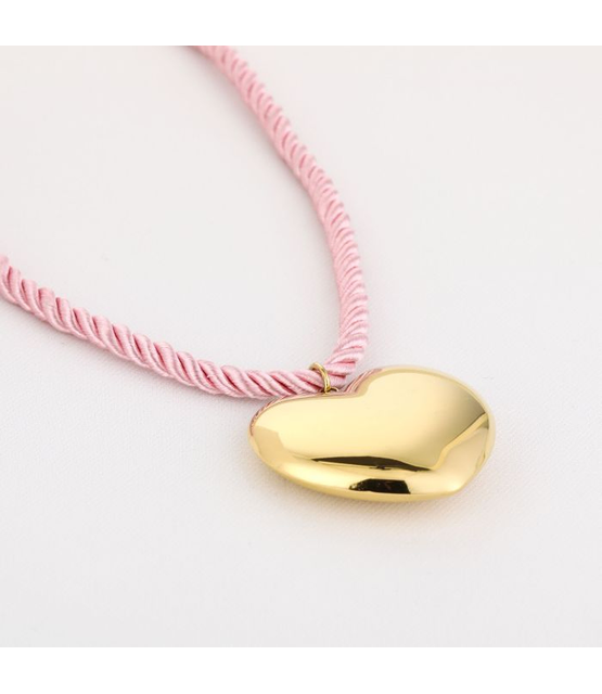 Ketting Hart roze