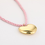 Ketting Hart roze