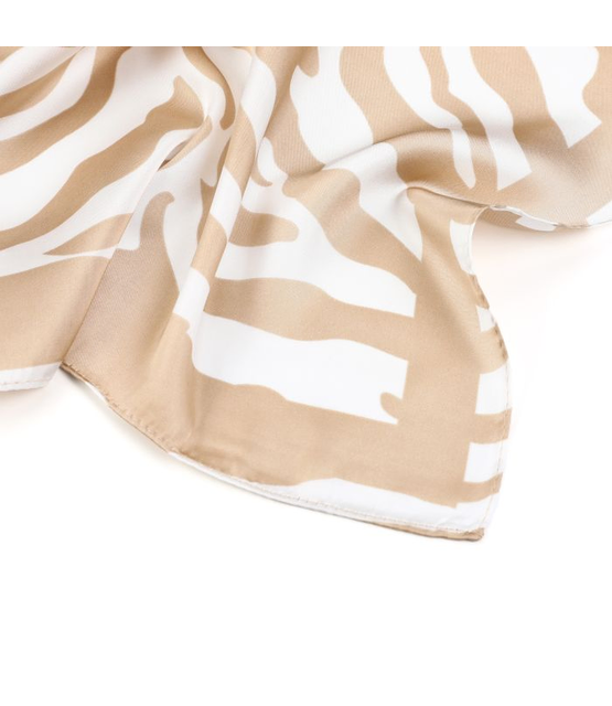 Sjaal Babs zebra beige