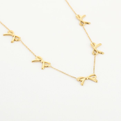 Ketting strik goud
